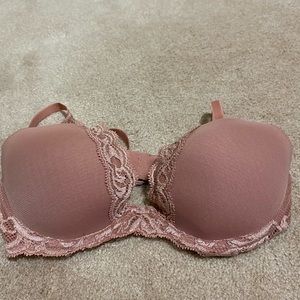 Natori feathers underwire contour bra, 32c, frose